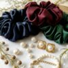 Royal Satin Trio - Satin Silk Scrunchies Set of 3 for Women & Girls | Premium Soft Hair Bands Combo Pack