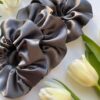 Moonstone Satin Scrunchies Set of 3 for Women & Girls | Premium Silk Hair Bands Combo Pack