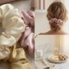 Luxe Satin Scrunchies Set of 3 for Women & Girls | Premium Silk Hair Bands Combo